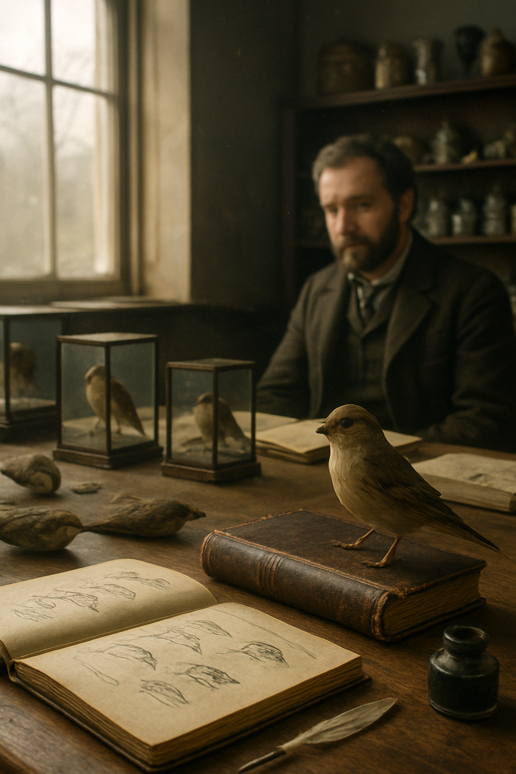 Charles Darwin: variation, deep time, and finches as symbols of evolutionary change