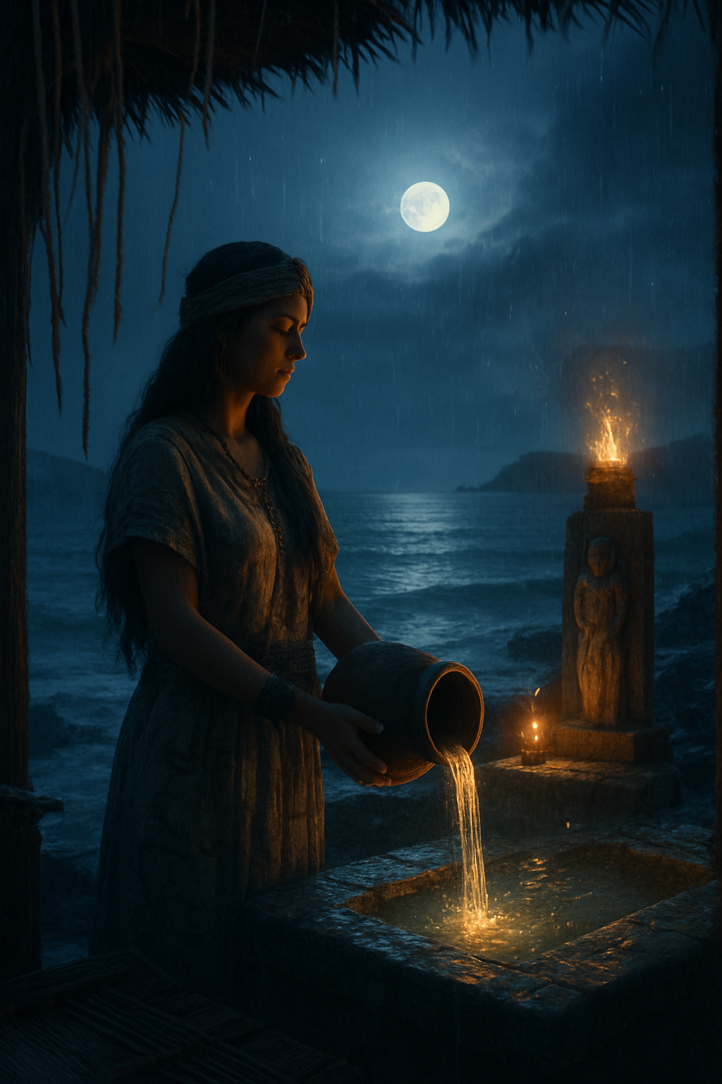 Ixchel: Medicine as rain-born healing woven through Cozumel’s sea and sky